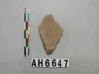 藏品(灰褐色夾砂陶片)的圖片